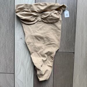 Skims strapless sculpting bodysuit nude